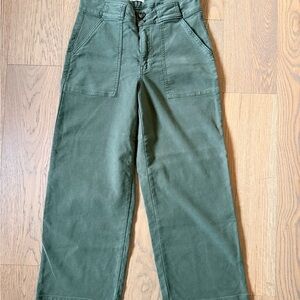 Maurice’s Green Wide-Leg Crop Pants